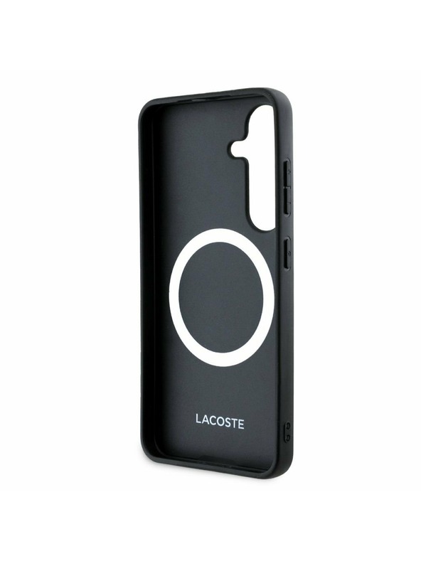 Lacoste Lacoste Iconic Petit Pique Woven Logo MagSafe Hátlap Samsung Galaxy S25 Zöld