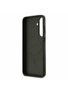 Guess Guess PU Bőr 4G Színes Gyűrű MagSafe Hátlap Samsung Galaxy S25 FE Barna