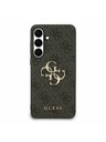 Guess Guess PU 4G Metal Logo Hátlap Samsung Galaxy S25 FE Szürke