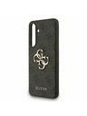 Guess Guess PU 4G Metal Logo Hátlap Samsung Galaxy S25 FE Szürke