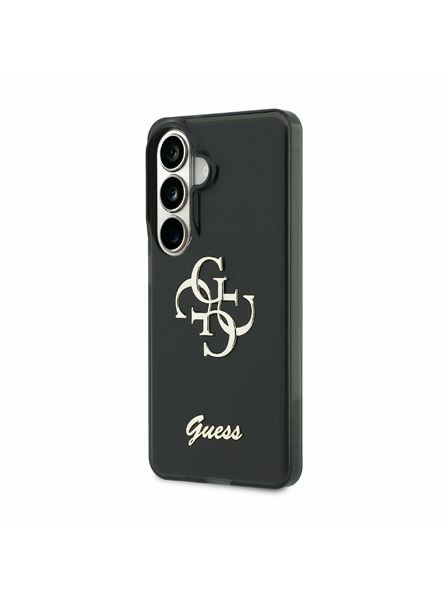 Guess Guess IML 4G Script Metal Logo Hátlap Samsung Galaxy 26 Fekete