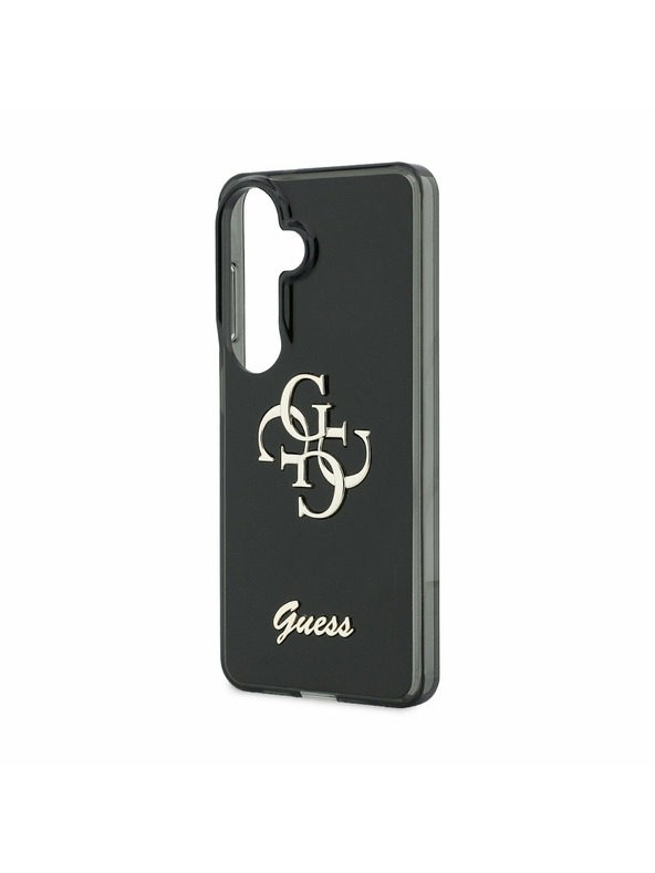 Guess Guess IML 4G Script Metal Logo Hátlap Samsung Galaxy 26 Fekete
