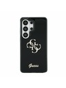 Guess Guess IML 4G Script Metal Logo Hátlap Samsung Galaxy 26 Ultra Fekete