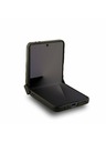 Guess Guess PU 4G Metal Logo Hátlap Samsung Galaxy Z Flip 7 Szürke