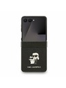 Karl Lagerfeld Karl Lagerfeld PU Saffiano Karl and Choupette Hátlap Samsung Galaxy Z Flip 7 Fekete