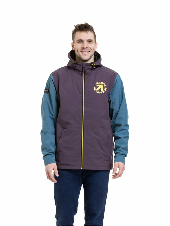 Meatfly Meatfly férfi street kabát Finn Plum / Colonial