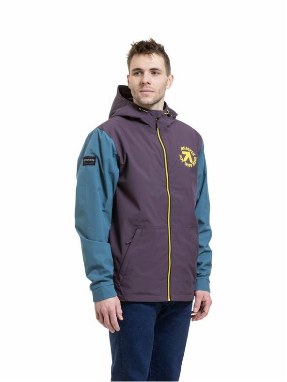 Meatfly Meatfly férfi street kabát Finn Plum / Colonial