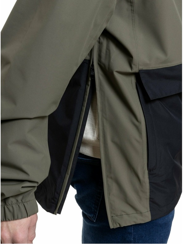 Meatfly Meatfly férfi street kabát Henry Dark Olive / Black