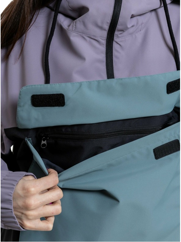 Meatfly Meatfly női street kabát Noah Black / Violet