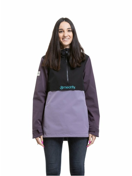 Meatfly Meatfly női street kabát Kalle Black / Violet