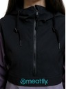 Meatfly Meatfly női street kabát Kalle Black / Violet