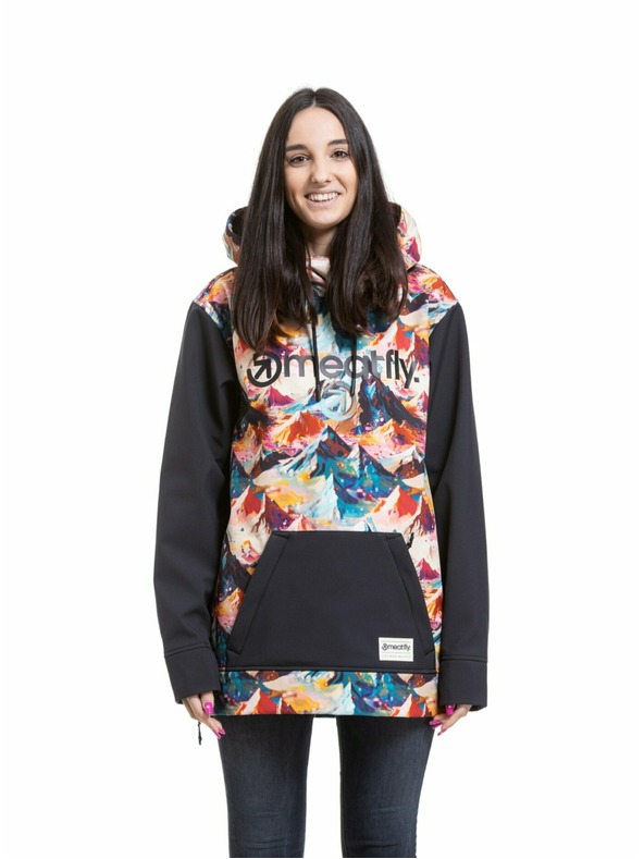 Meatfly Meatfly női street kabát Alita Mango Mountains / Black