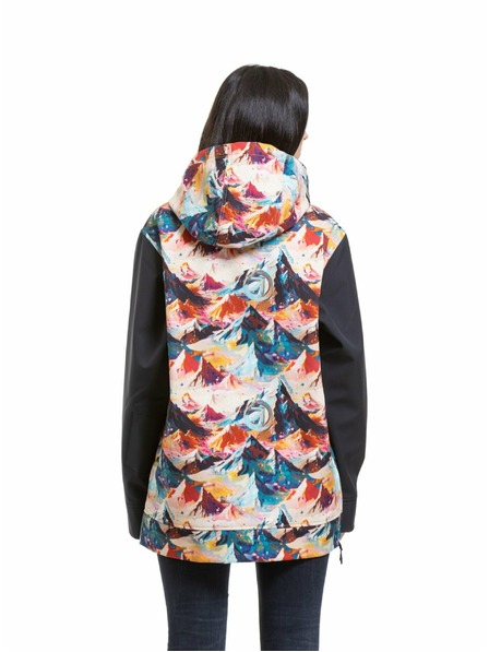 Meatfly Meatfly női street kabát Alita Mango Mountains / Black