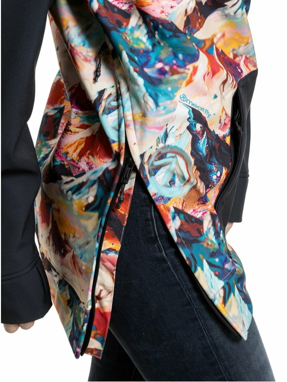 Meatfly Meatfly női street kabát Alita Mango Mountains / Black