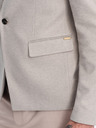 Ombre Clothing Ombre Clothing férfi barna színű kabát állógallérral