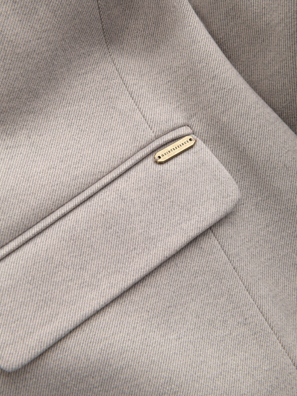 Ombre Clothing Ombre Clothing férfi barna színű kabát állógallérral