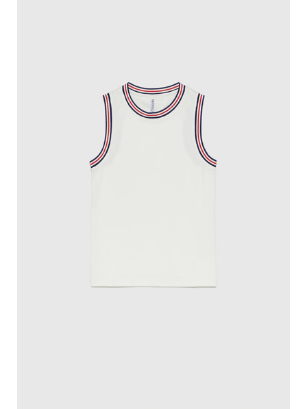 Moodo Fehér pamut top Moodo