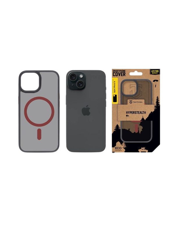 Tactical Tactical MagForce Hyperstealth 2.0 Tok Apple iPhone 15 Black/Red