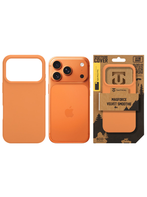 Tactical Tactical MagForce Velvet Smoothie Tok Apple iPhone 17 Pro Agent Orange
