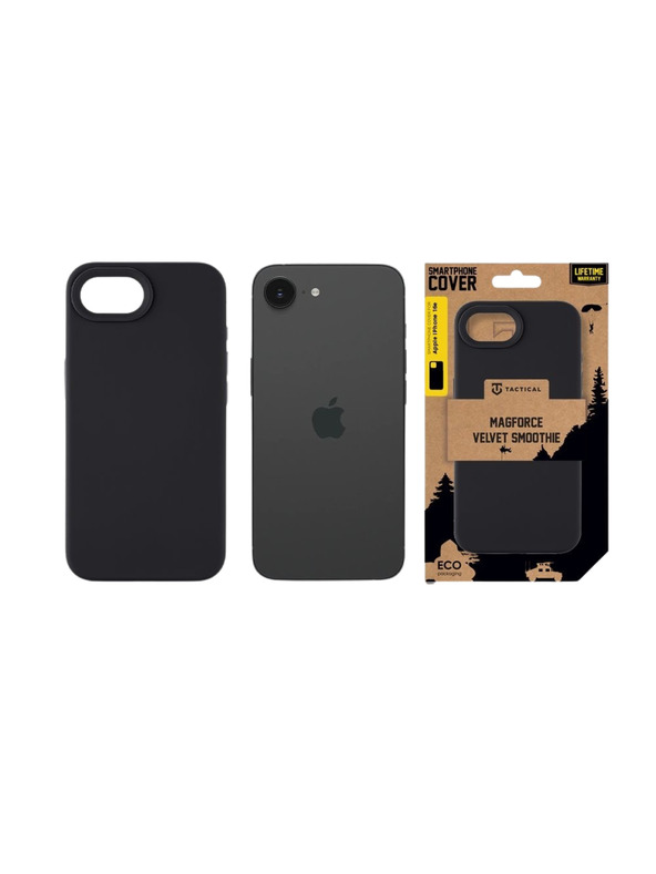 Tactical Tactical MagForce Velvet Smoothie Tok Apple iPhone 16e/17e Asphalt