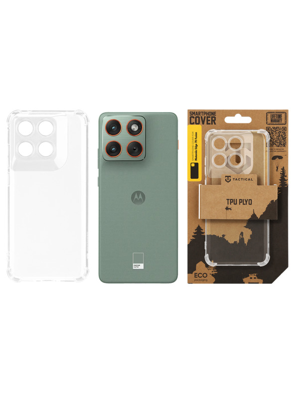 Tactical Tactical TPU Plyo Tok Motorola Edge 70 Fusion Transparent
