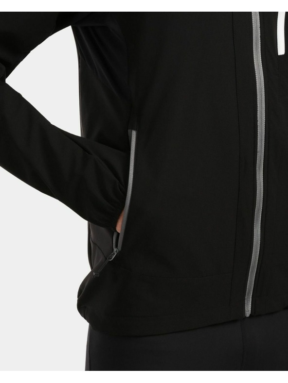 Kilpi Férfi membrán nélküli softshell futó kabát Kilpi BALEO-M Fekete
