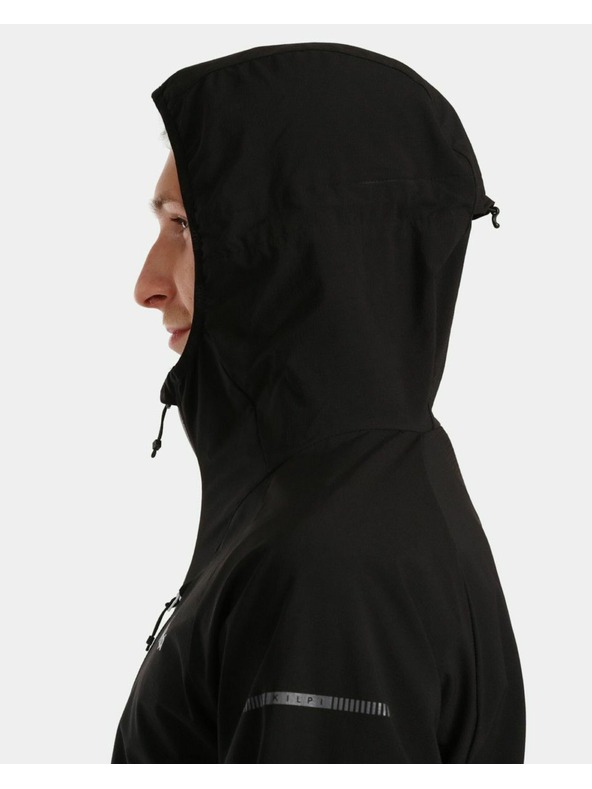 Kilpi Férfi membrán nélküli softshell futó kabát Kilpi BALEO-M Fekete