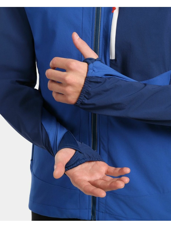 Kilpi Férfi membrán nélküli softshell futó kabát Kilpi BALEO-M Sötét kék