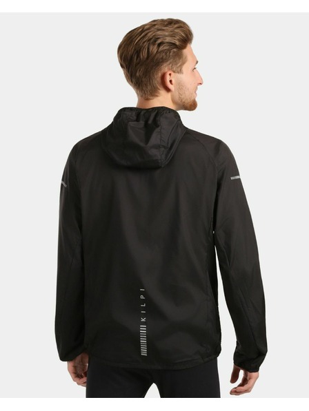 Kilpi Férfi könnyű szélálló kabát Kilpi ROSA-M Fekete