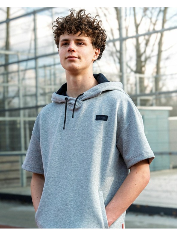 Kilpi Férfi kapucnis pulóver Kilpi DIAN-M Világos szürke