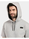 Kilpi Férfi kapucnis pulóver Kilpi DIAN-M Világos szürke