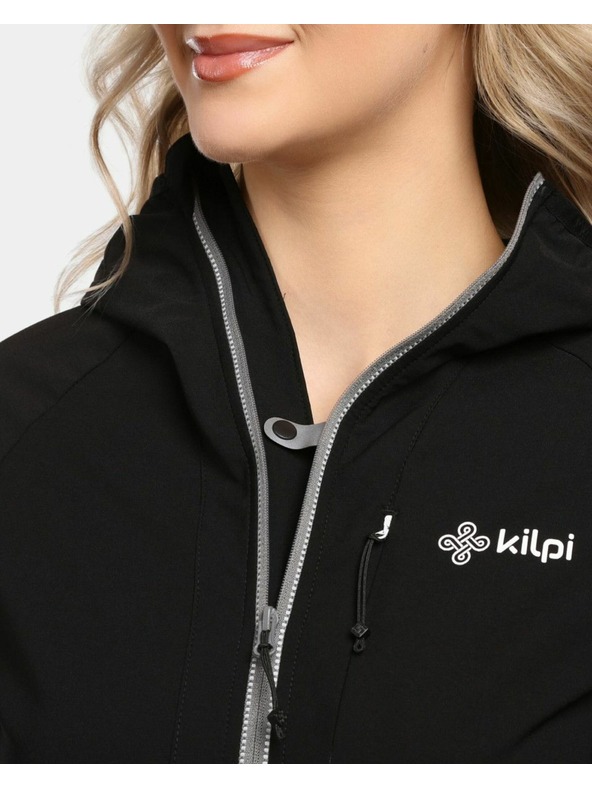 Kilpi Női membrán nélküli softshell futó kabát Kilpi BALEO-W Fekete