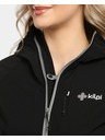 Kilpi Női membrán nélküli softshell futó kabát Kilpi BALEO-W Fekete