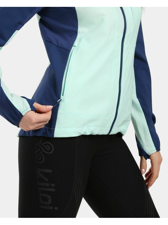 Kilpi Női membrán nélküli softshell futó kabát Kilpi BALEO-W Mentol