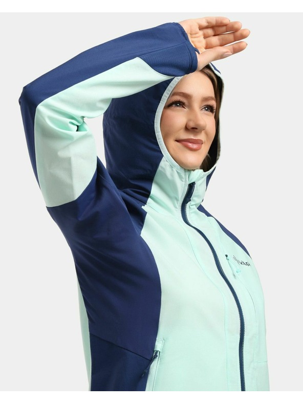 Kilpi Női membrán nélküli softshell futó kabát Kilpi BALEO-W Mentol