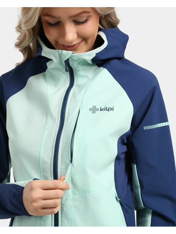 Kilpi Női membrán nélküli softshell futó kabát Kilpi BALEO-W Mentol