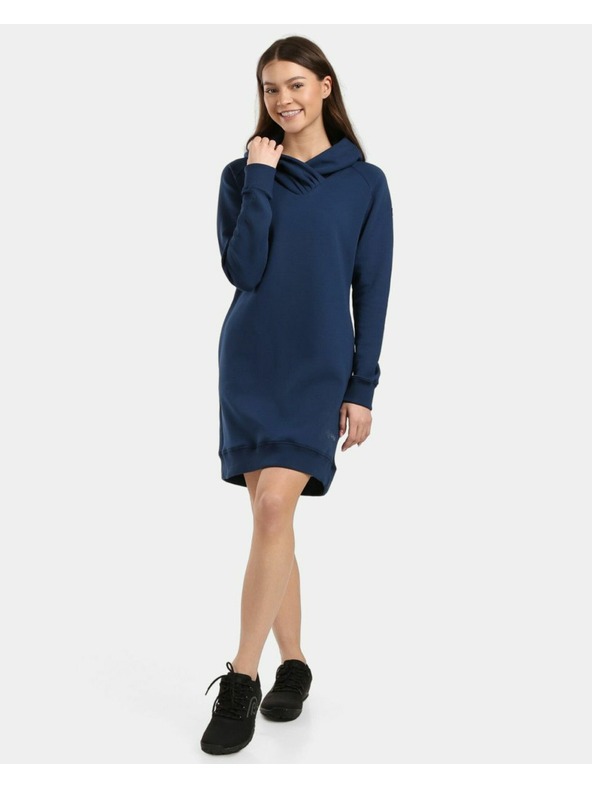 Kilpi Női hosszú kapucnis pulóver Kilpi HEYDEN-W Sötét kék