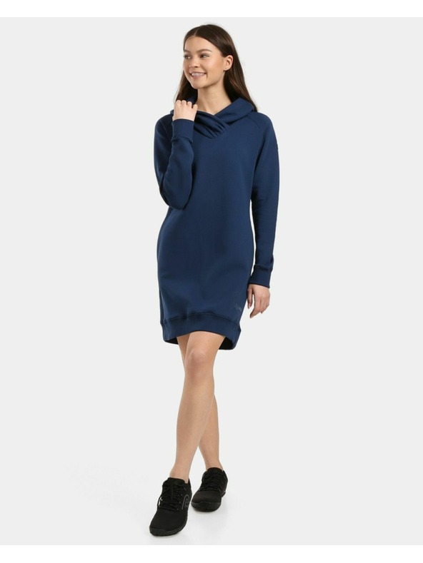 Kilpi Női hosszú kapucnis pulóver Kilpi HEYDEN-W Sötét kék