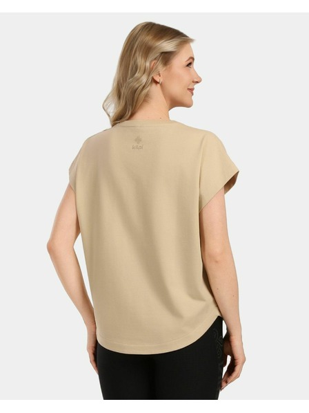 Kilpi Női pamut póló Kilpi NELLIM-W Bézs