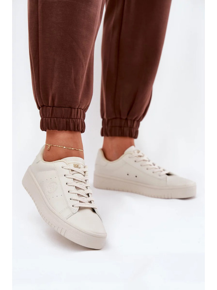 BIG STAR SHOES Női tornacipők ECO bőrből Big Star – bézs