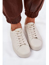 BIG STAR SHOES Női tornacipők ECO bőrből Big Star – bézs