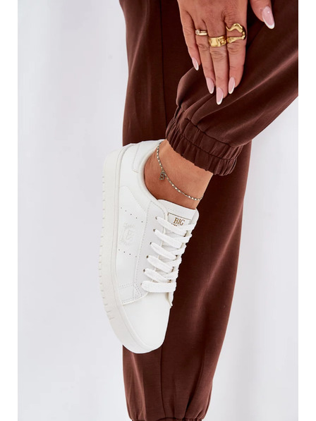 BIG STAR SHOES Női alacsony tornacipők ECO bőrből Big Star – fehér