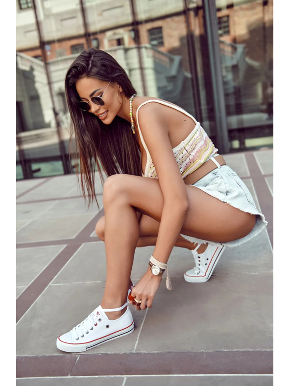 BIG STAR SHOES Legendás női tornacipők Big Star – fehér