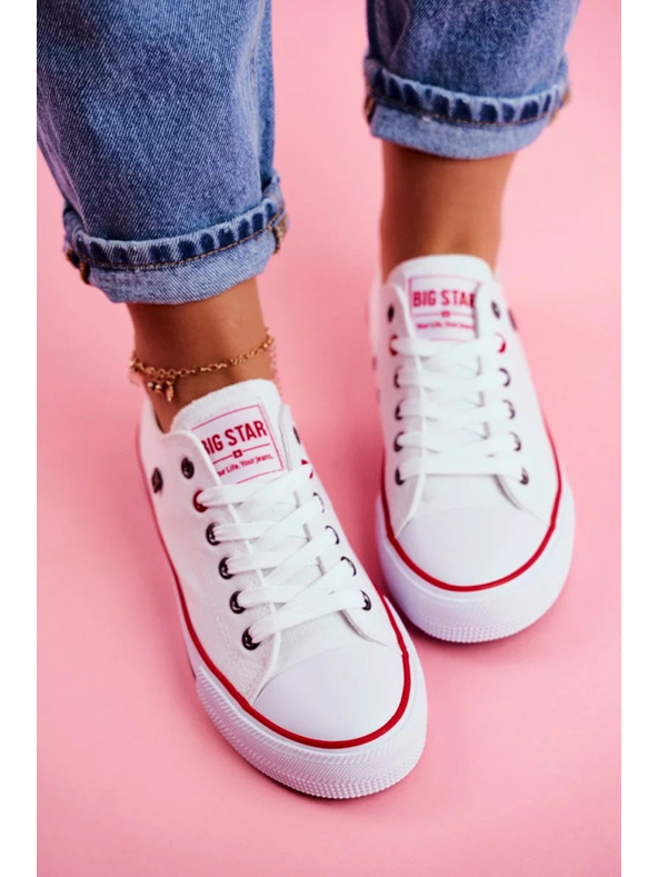 BIG STAR SHOES Legendás női tornacipők Big Star – fehér