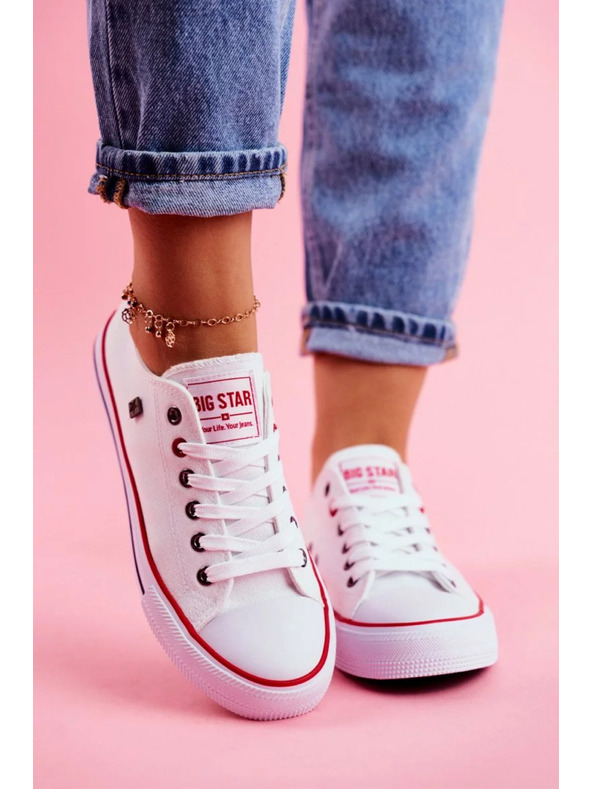 BIG STAR SHOES Legendás női tornacipők Big Star – fehér