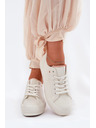 BIG STAR SHOES Női tornacipők platformon Big Star – világos bézs