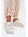 BIG STAR SHOES Női tornacipők platformon Big Star – világos bézs
