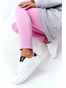 BIG STAR SHOES Női divatos tornacipők Big Star – fehér/fekete