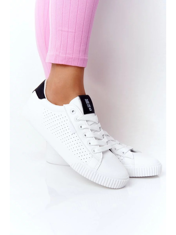 BIG STAR SHOES Női divatos tornacipők Big Star – fehér/fekete