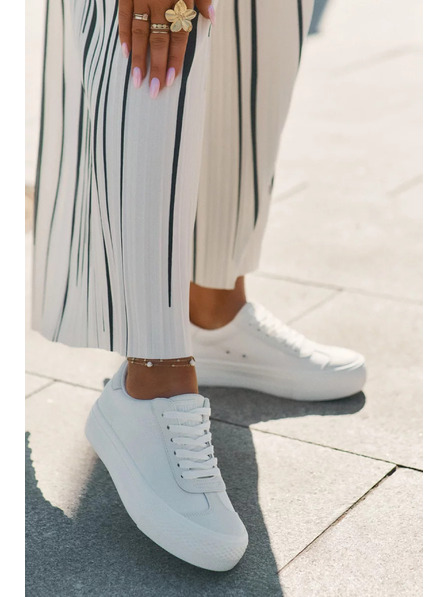 BIG STAR SHOES Női tornacipők platformon Big Star – fehér